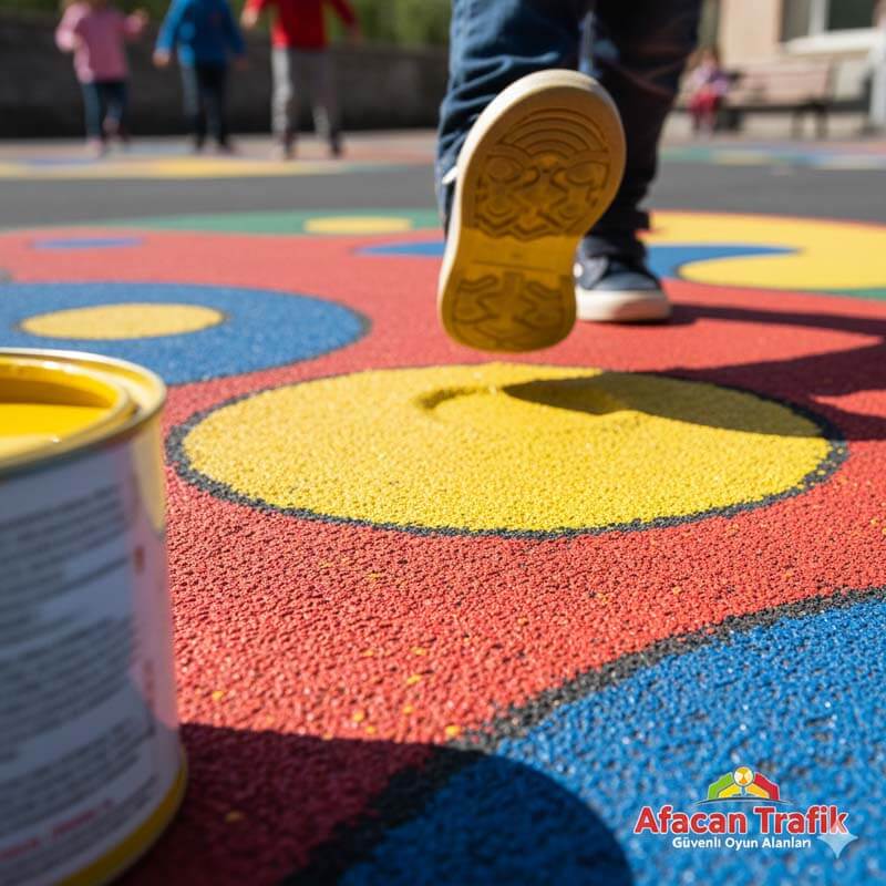 Okul Çocuk Oyun Alanları Boyama