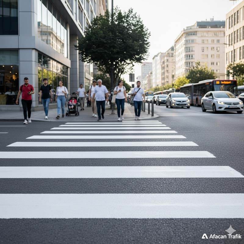 Modern Şehirde Yaya Geçidi